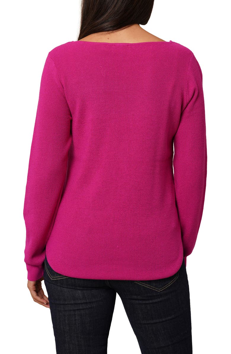 CYRUS Boat Neck Sweater, Alternate, color, Raspberry Rose