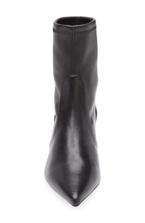 Stuart Weitzman Leather Ankle Boots Kitten Heel In Black