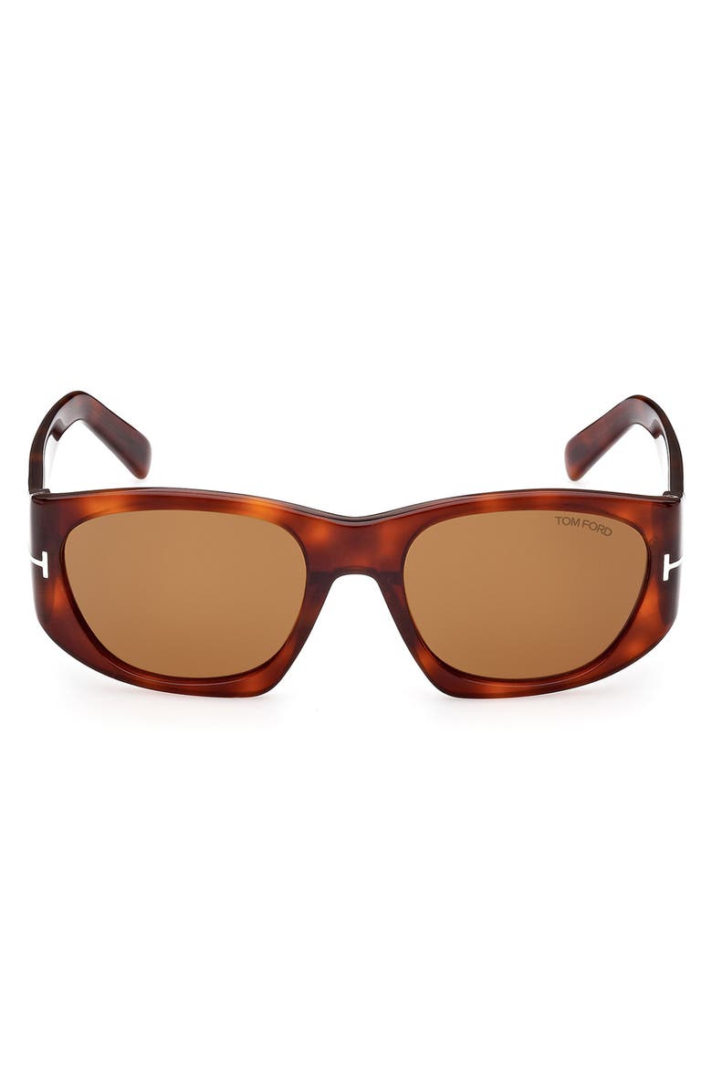 TOM FORD 53mm Square Sunglasses, Main, color, 