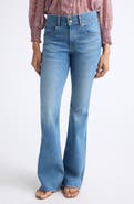 Veronica Beard Beverly Mid Rise Skinny Flare Jeans