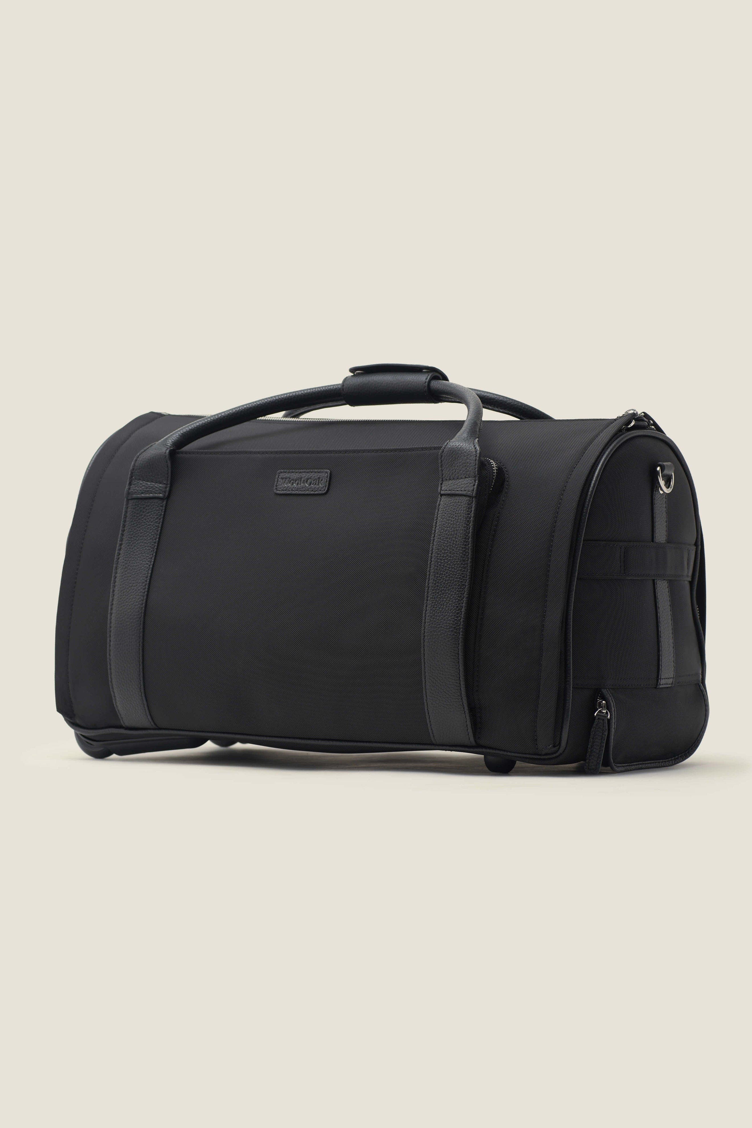 Nova Convertible Rolling Nylon Garment Duffle, Main, color, Black Nylon