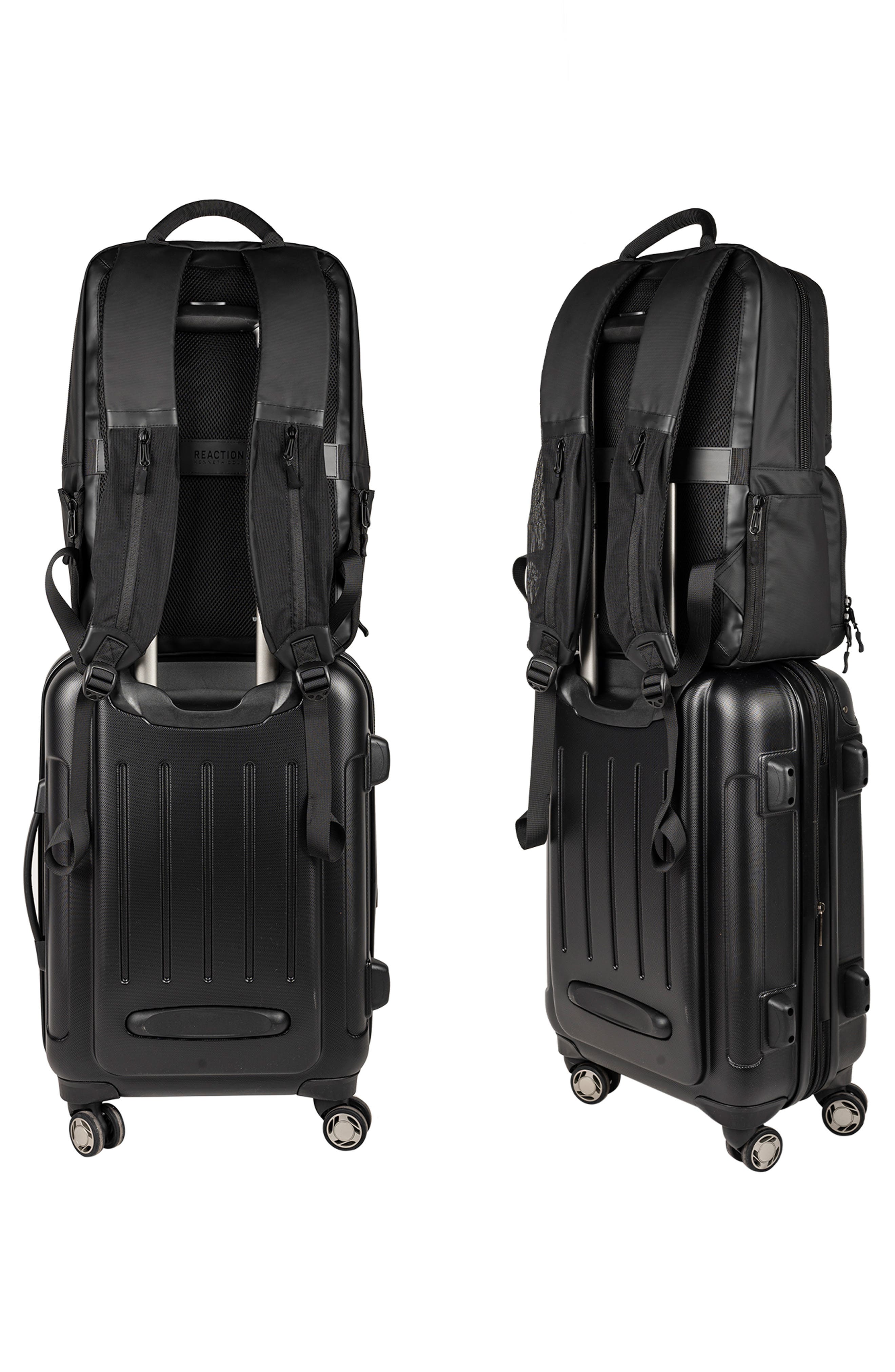 Kenneth Cole Ryder Backpack with Laptop Sleeve, Alternate, color, Black