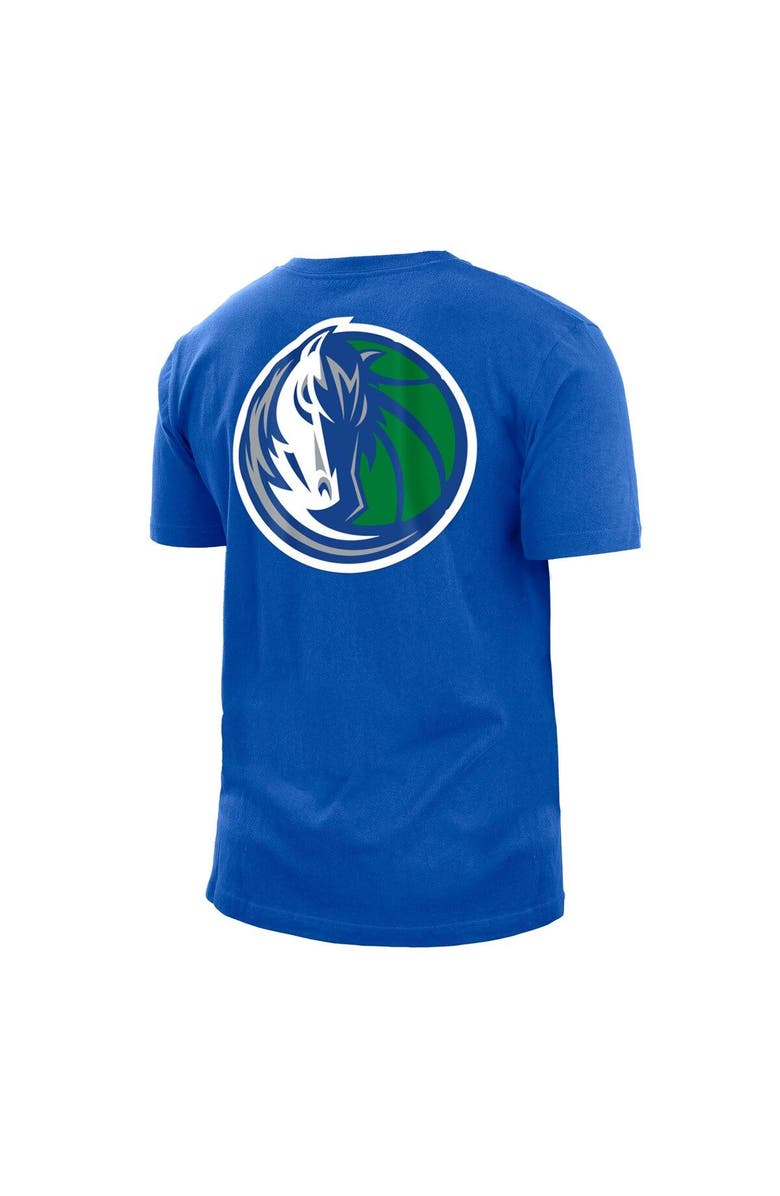 New Era Men's New Era Blue Dallas Mavericks 2022/23 City Edition Brushed Jersey T-Shirt, Alternate, color,