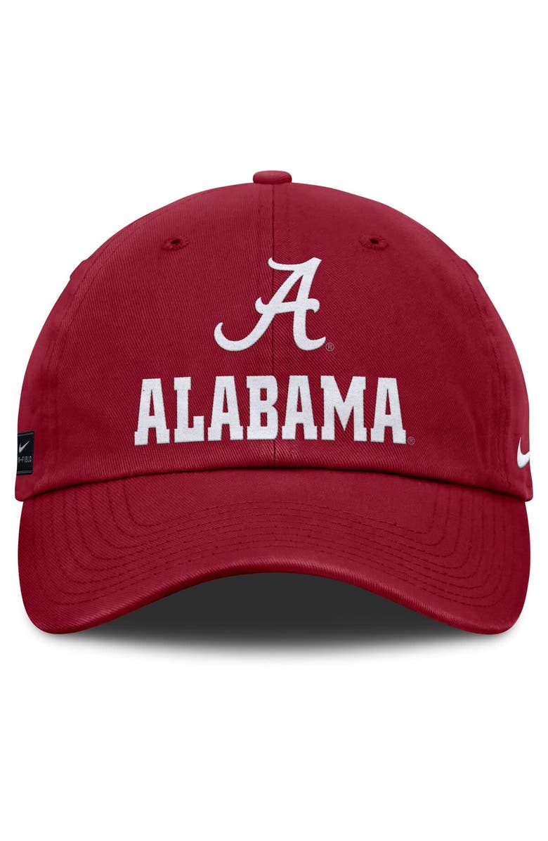 Nike Men's Nike Crimson Alabama Crimson Tide 2025 Sideline Club Adjustable Hat, Alternate, color, 