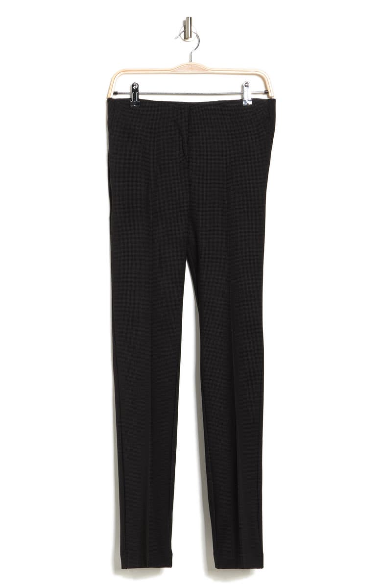 Amanda & Chelsea Lily Mini Houndstooth Pants, Alternate, color, Black