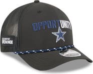 New Era Men's New Era Black Dallas Cowboys 2025 Inspire Change 9FORTY M-Crown Adjustable Hat