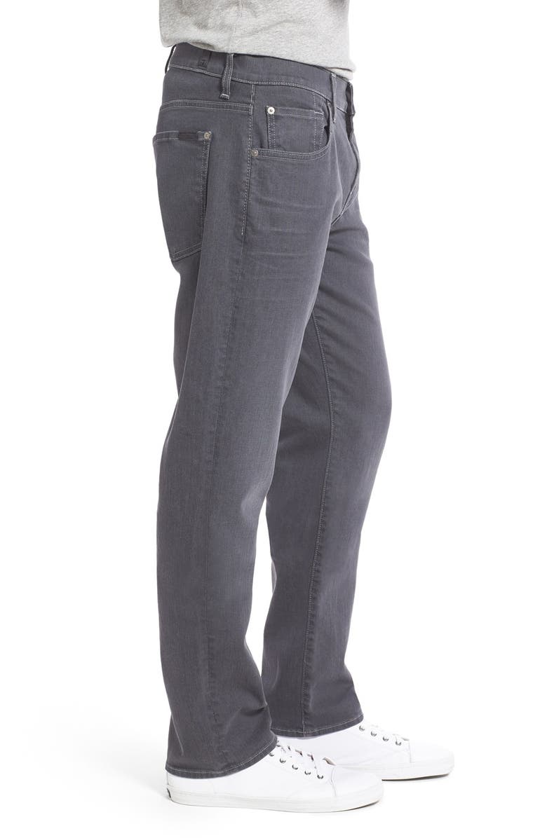 7 For All Mankind <sup>®</sup> 'Straight' Slim Straight Leg Jeans, Alternate, color, 