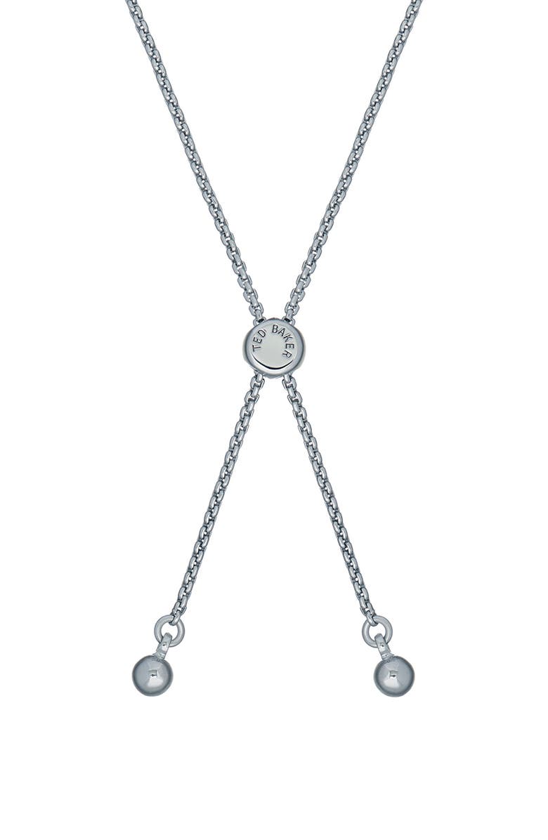 Ted Baker London Soleta Solitaire Crystal Slider Bracelet, Alternate, color, Silver Tone Clear Crystal