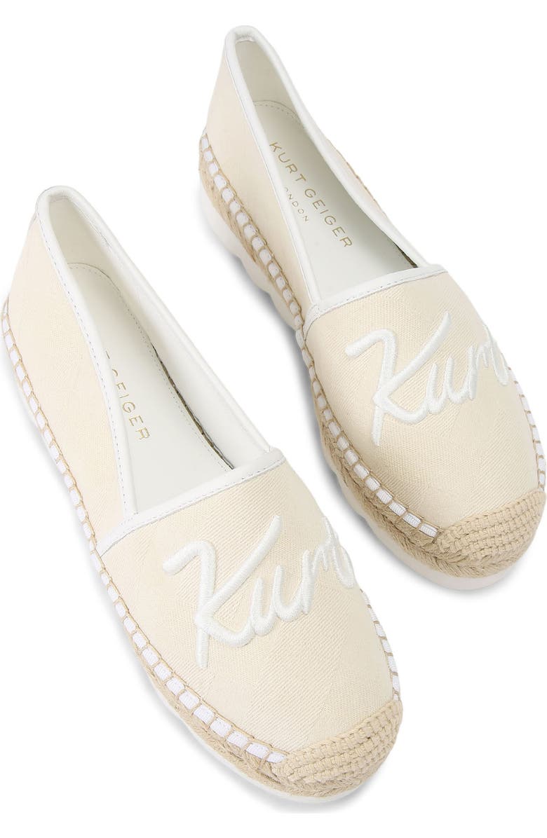 Kurt Geiger London Cleated Espadrilles, Alternate, color, White