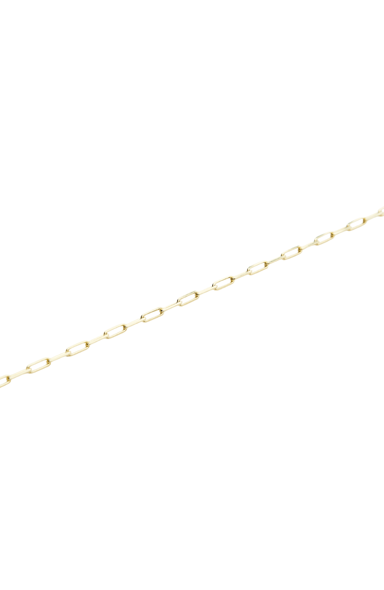 Spero London Rectangular Sterling Silver Chain Bracelet, Main, color, Gold