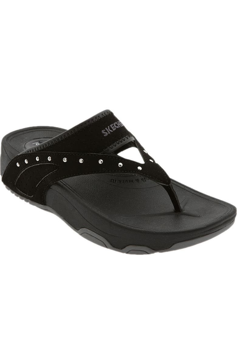 SKECHERS Tone-ups by SKECHERS 'Glam Girl' Flip Flop, Main, color,