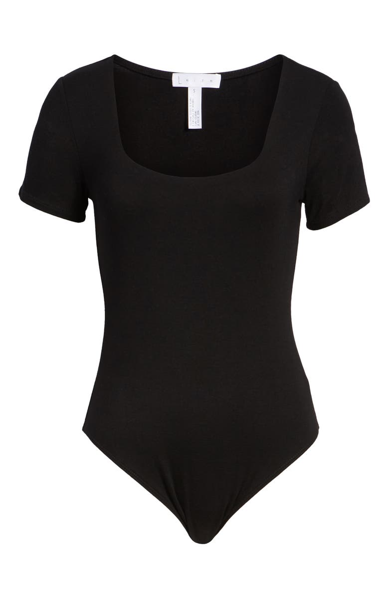 Leith Square Neck Bodysuit, Alternate, color,