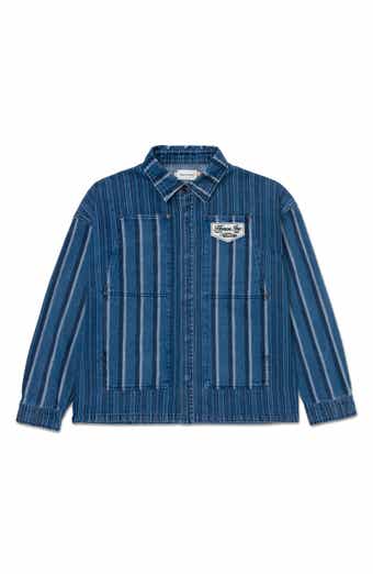 HONOR THE GIFT Honor Inc Mixed Stripe Cover Overshirt