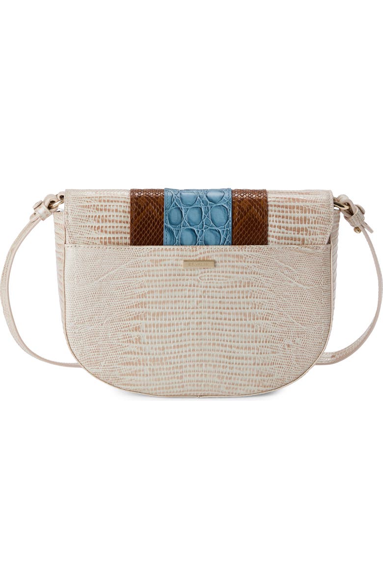Brahmin Portia Leather Crossbody Bag, Alternate, color, Blue