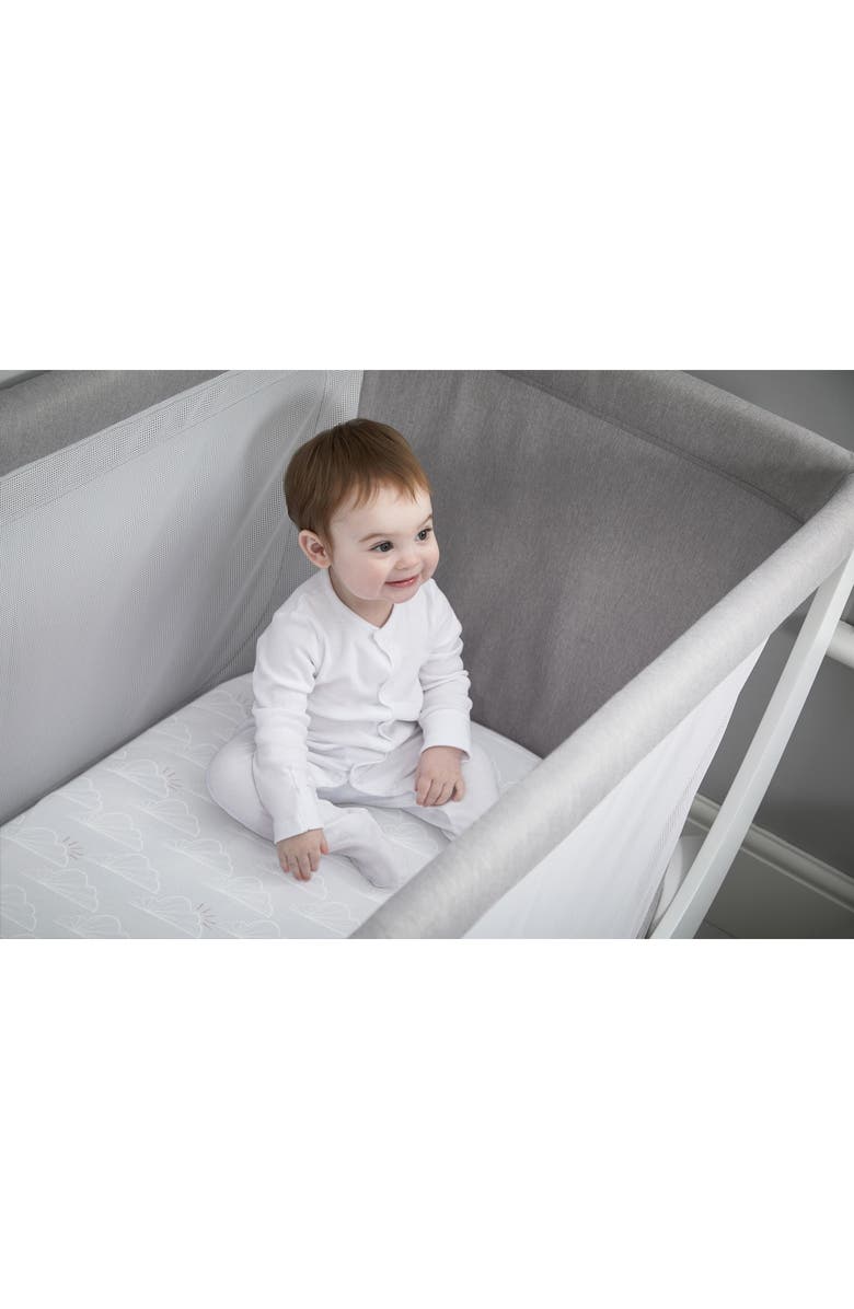 BEABA by Shnuggle Air Set of 2 Full Size Fitted Crib Sheets, Alternate, color,