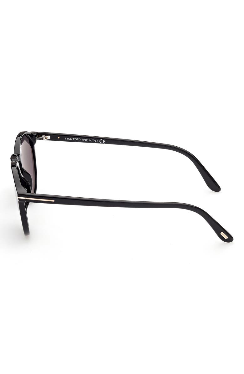 TOM FORD 52mm Polarized Round Sunglasses, Alternate, color,