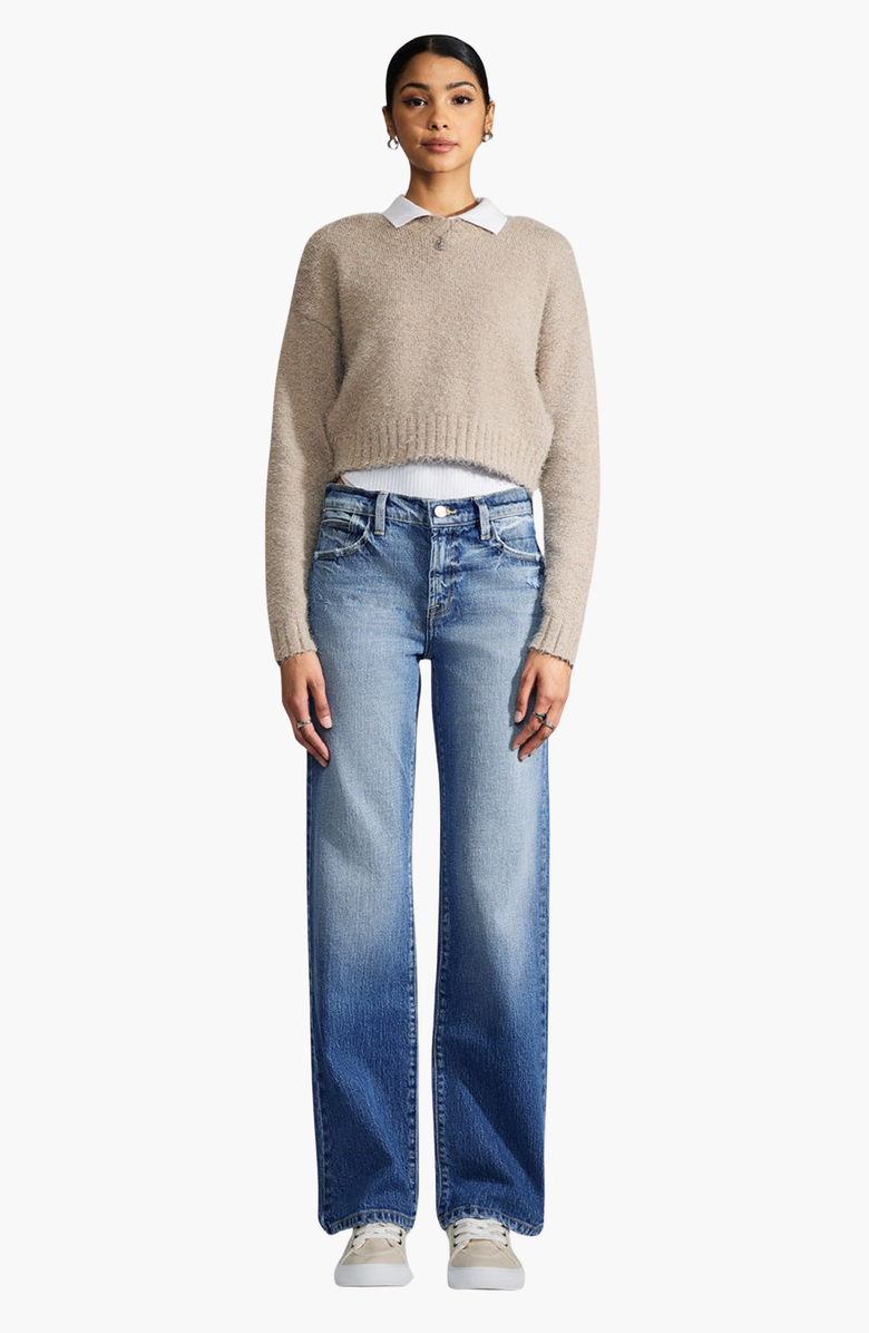 KanCan Premier Julie Premier High Rise Straight Jeans, Alternate, color, Medium Wash