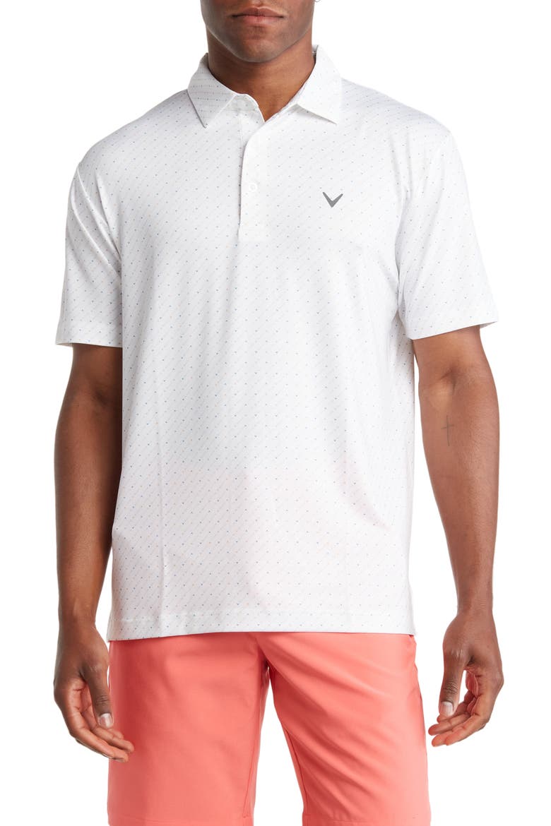 Micro Golf Polo, Main, color, BRIGHT WHITE