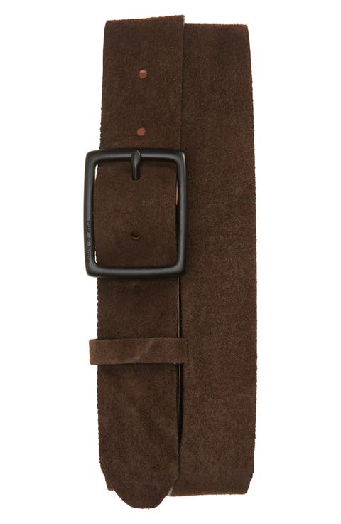 Rugged Suede Belt