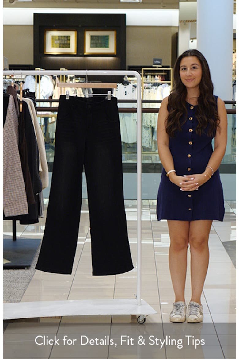 Jodi Fab Ab High Waist Relaxed Straight Leg Jeans video
