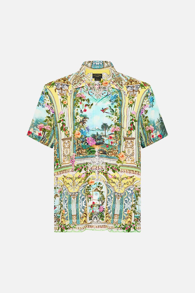 Short Sleeve Camp Collared Shirt Tales Of Topkapi Palace, Alternate, color, Tales Of Topkapi Palace