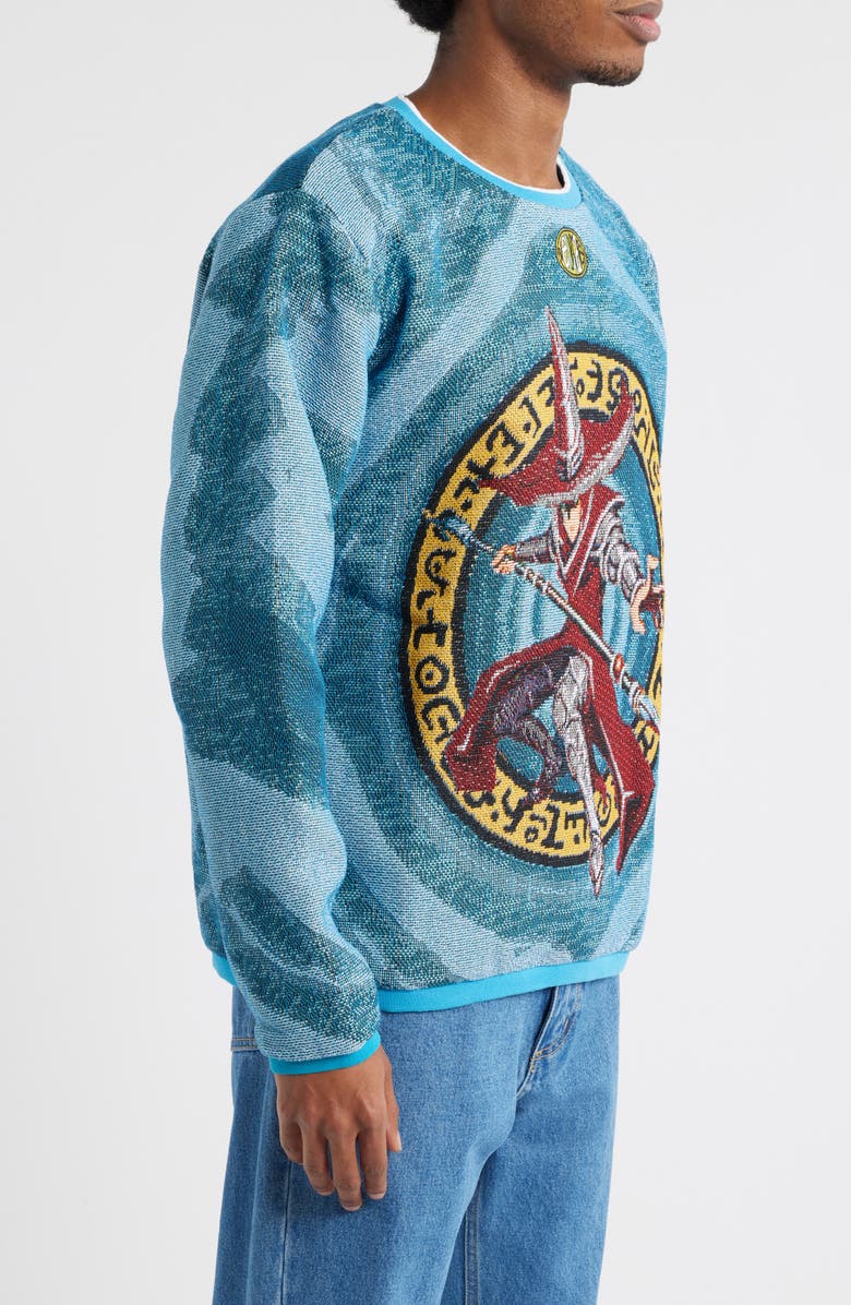 VERYRARE Wizard Jacquard Sweatshirt, Alternate, color, Blue