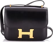 Pre-Owned Hermes Constance NM Bag Box Calf 18