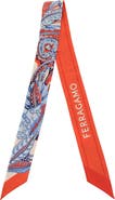 FERRAGAMO Skinny Silk Scarf