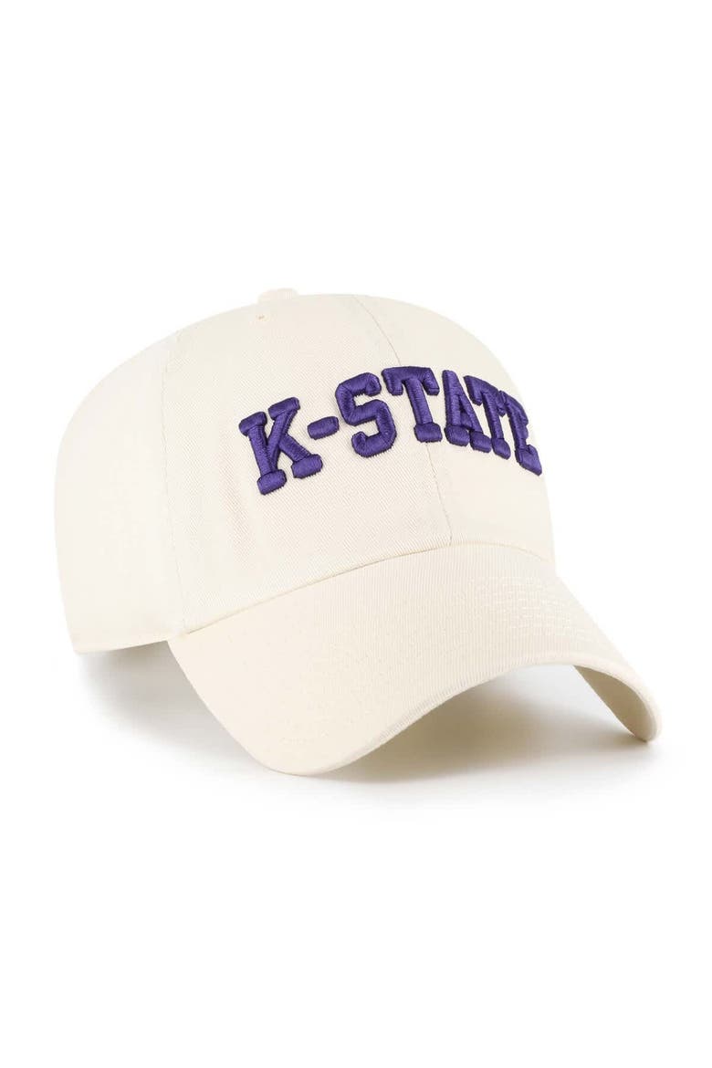 Men's '47 Sand Kansas State Wildcats Vault Clean Up Adjustable Hat, Alternate, color, Sand