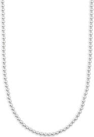 David Yurman Men's Spiritual Beads Metal Bead Necklace, 4mm