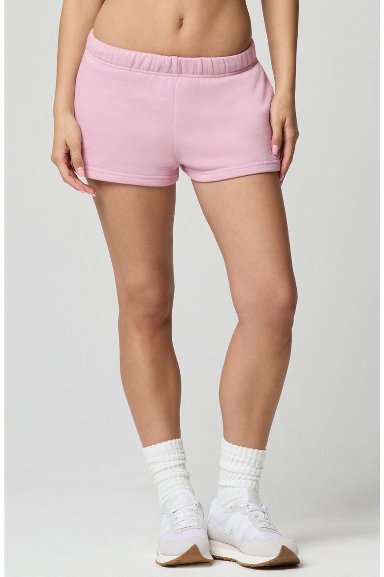 Cozy Crush Sweat Shorts, Main, color, DAWN PINK