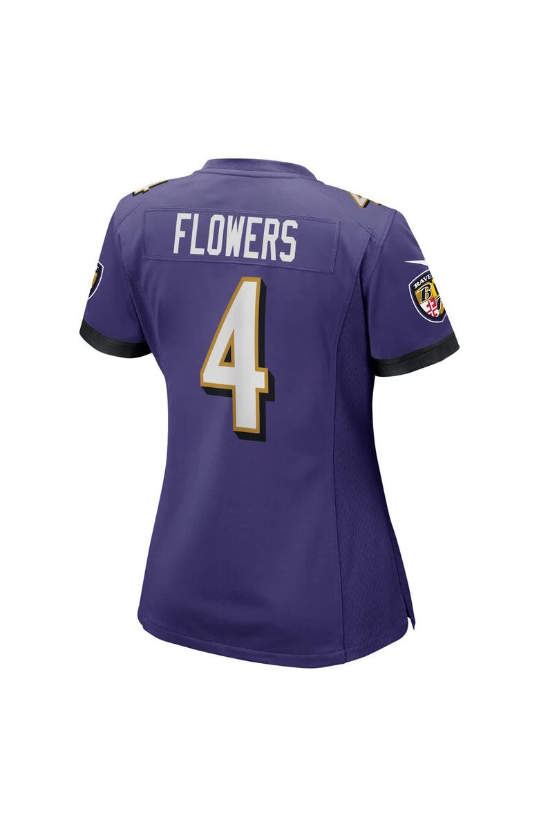 Nike Women's Nike Zay Flowers Purple Baltimore Ravens Team Game Jersey, Alternate, color, Purple
