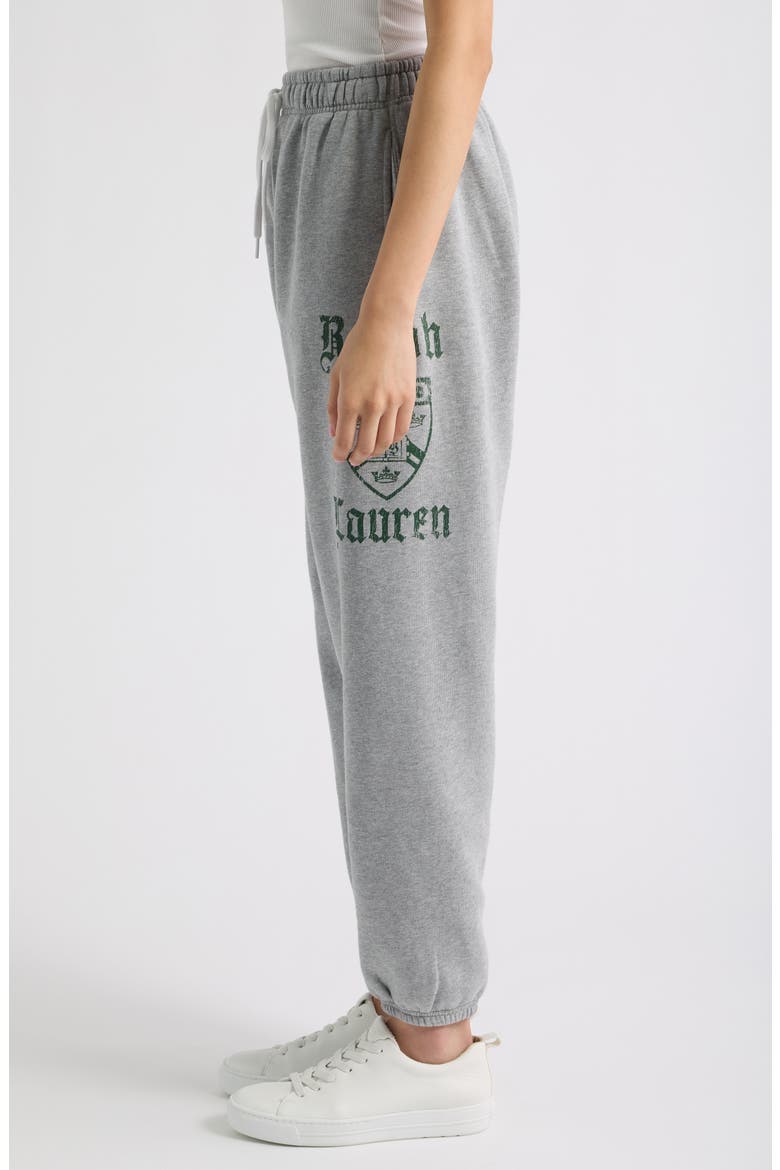 Graphic Fleece Joggers, Alternate, color, LEAGUE HEATHER