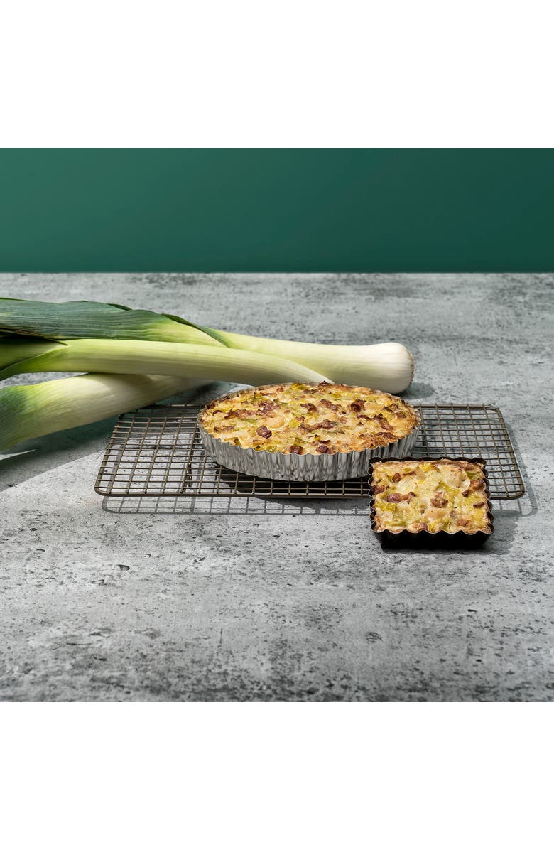 CUISIPRO 14 x 9.25-Inch Rectangular Steel Nonstick Cooling Rack, Alternate, color, Brown