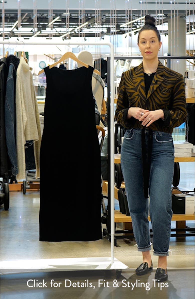 Square Neck Stretch Tank Dress, sales video thumbnail