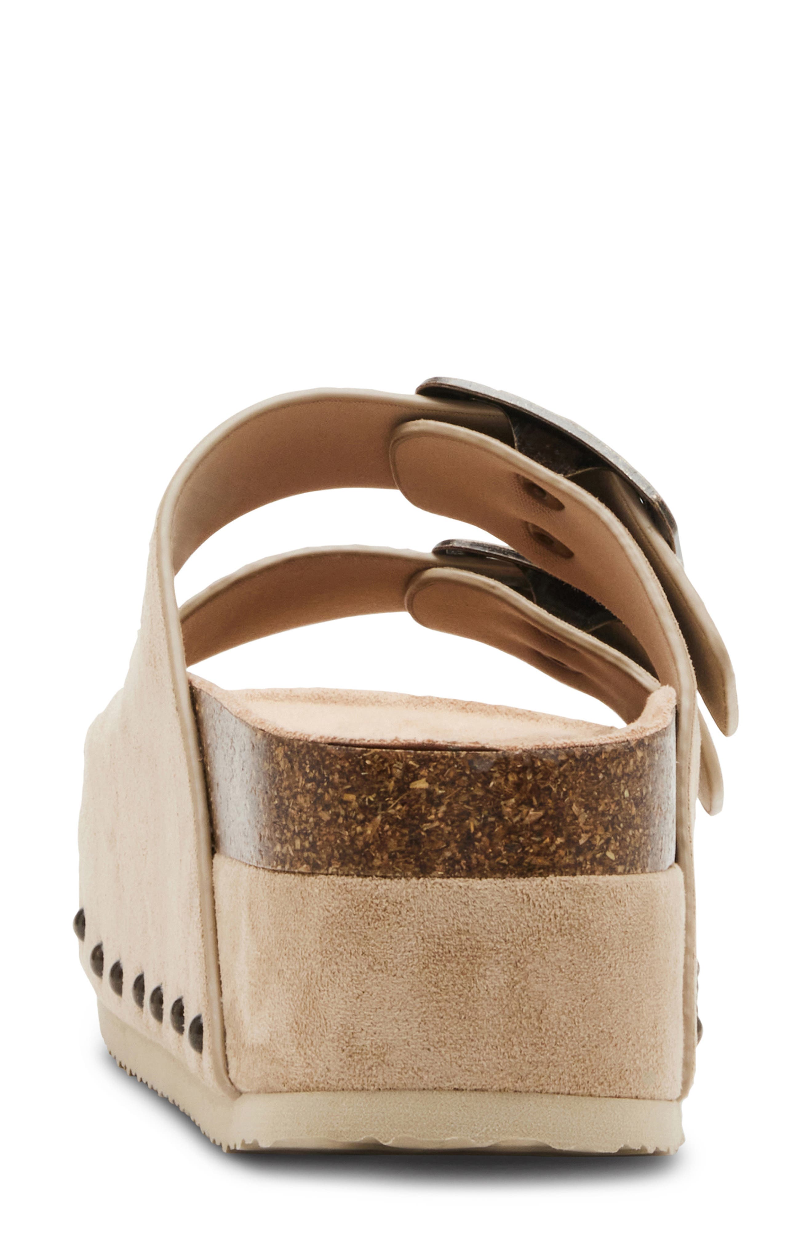 Madden Girl Babess Slide Sandal, Alternate, color, Taupe Fab