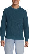 Lands' End Drifter Cotton Crewneck Sweater