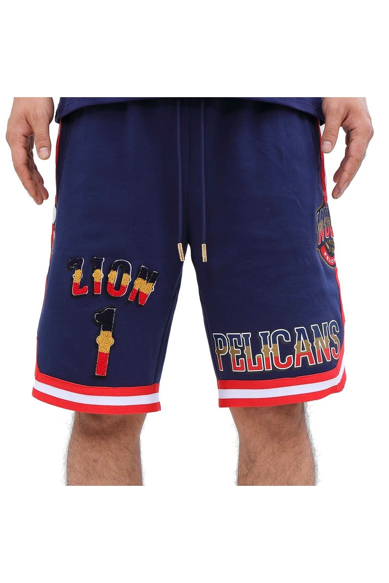 Men's Pro Standard Zion Williamson Navy New Orleans Pelicans Player Shorts, Alternate, color, Navy