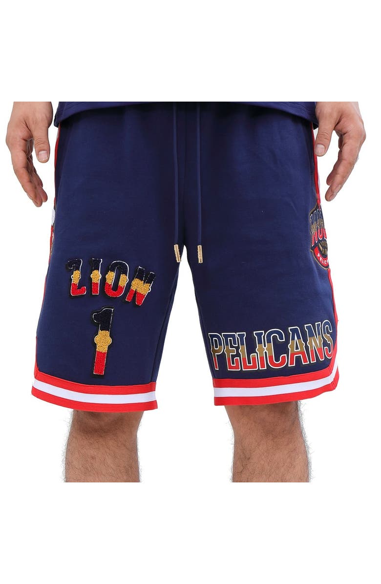 PRO STANDARD Men's Pro Standard Zion Williamson Navy New Orleans Pelicans Player Shorts, Alternate, color, 