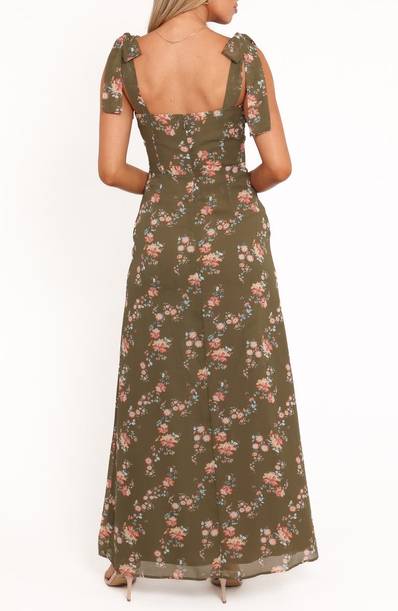Petal & Pup Renita Floral Maxi Dress, Alternate, color, Olive Floral