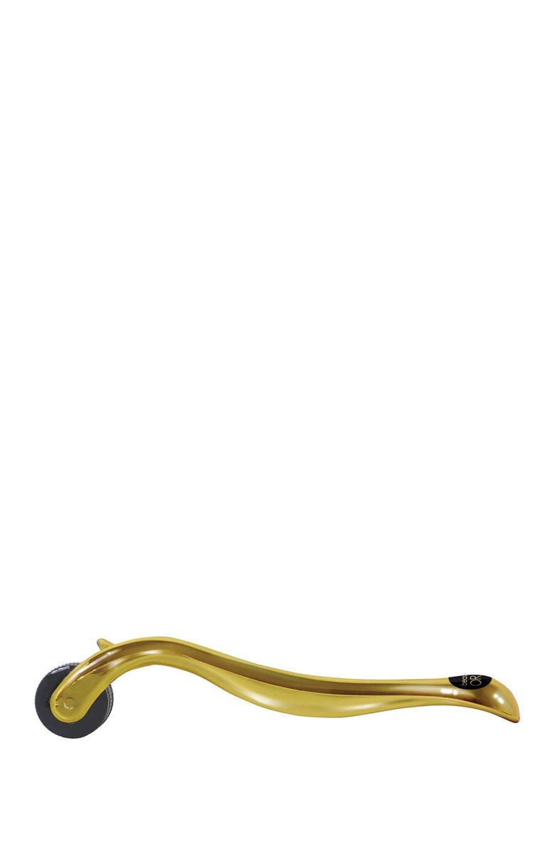 ORA Gold Deluxe Microneedle Dermal Roller System - Gold Handle/Black Head - 0.25mm Needle Depth, Alternate, color,