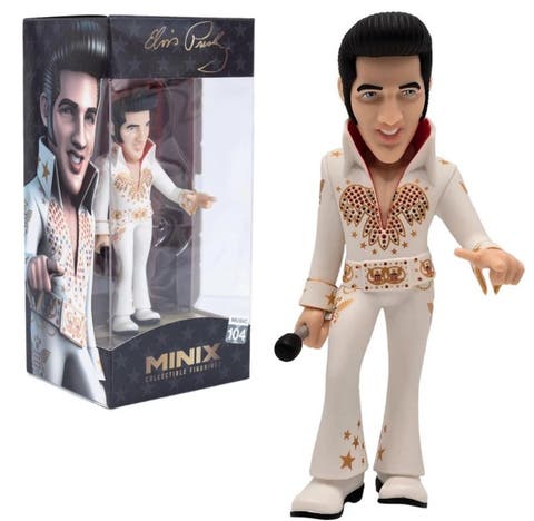 Elvis Presley (White) Minix 4.5-Inch Vinyl Music Figure