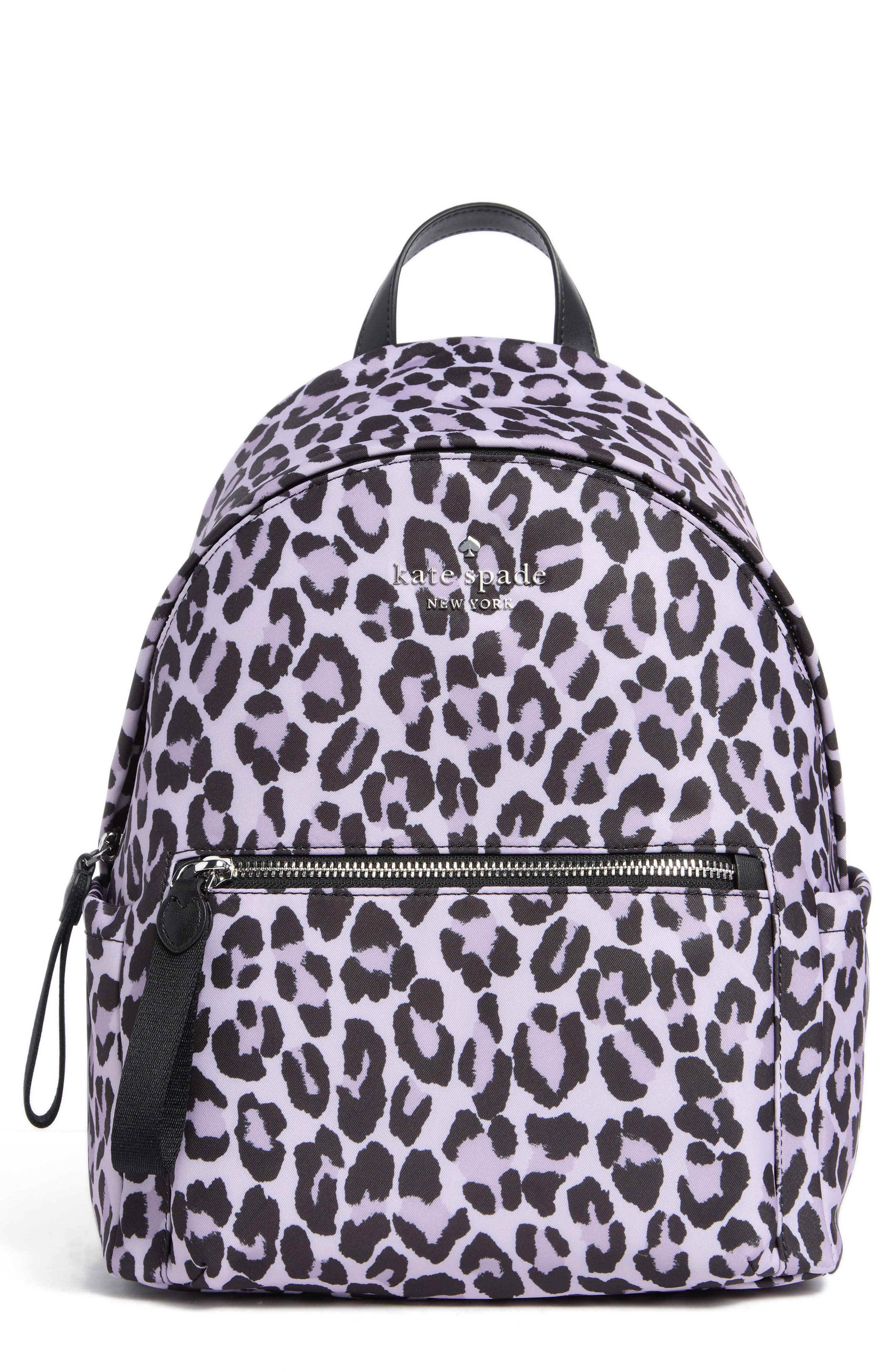 Kate Spade New York chelsea spotted leopard print backpack