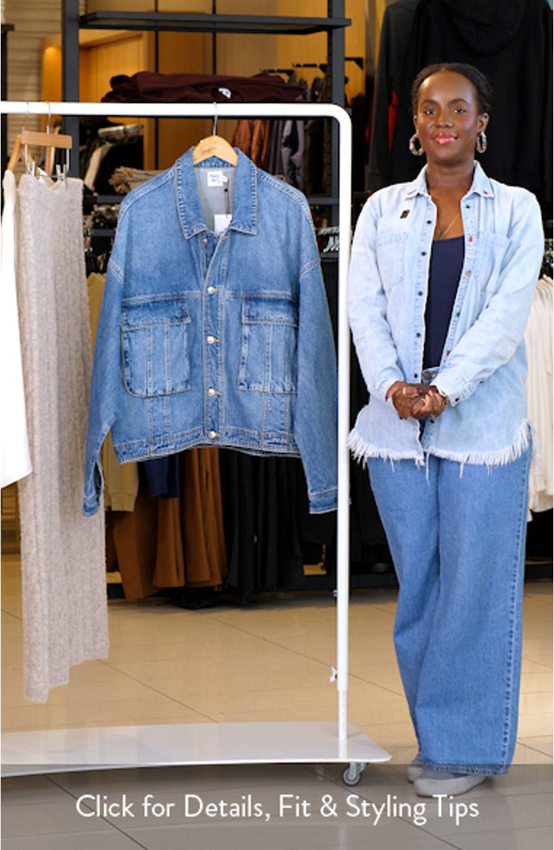Kier Oversize Denim Jacket, sales video thumbnail