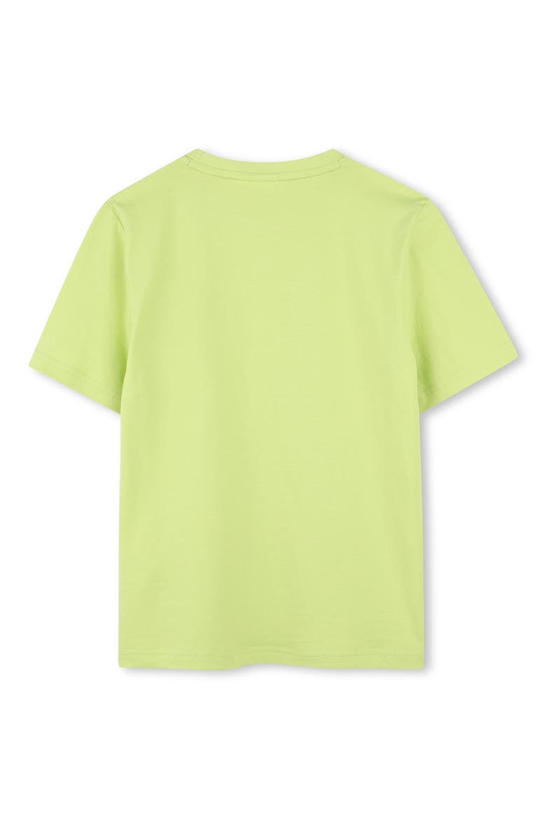 Kids' Logo Graphic T-Shirt, Alternate, color, LIME