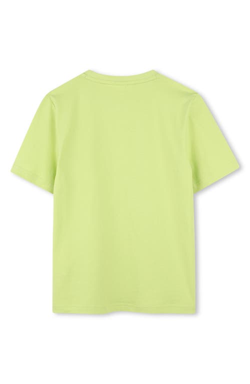 Bosswear Boss Kidswear Kids' Logo Graphic T-shirt In Lime