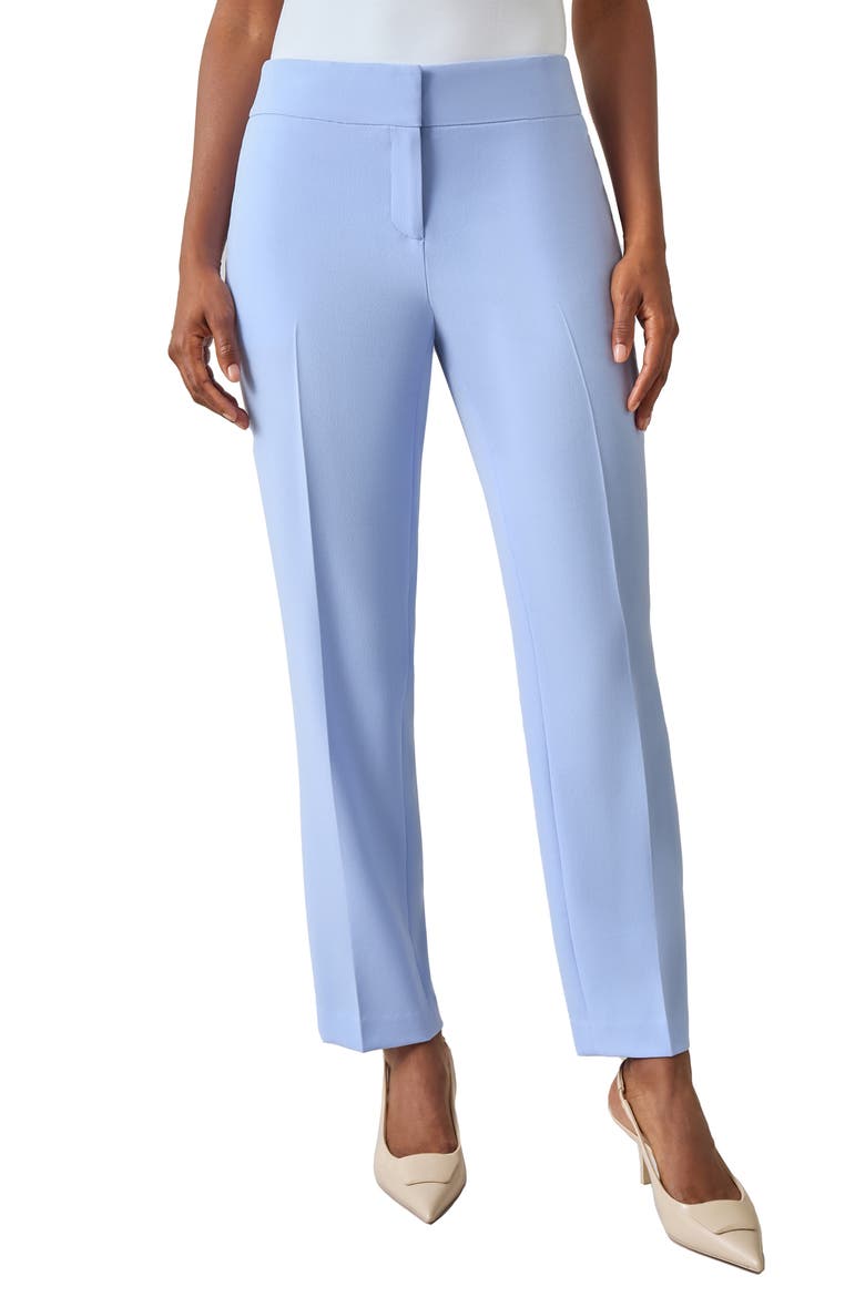 Flat Front Slim Pants, Main, color, CALIFORNIA SKY