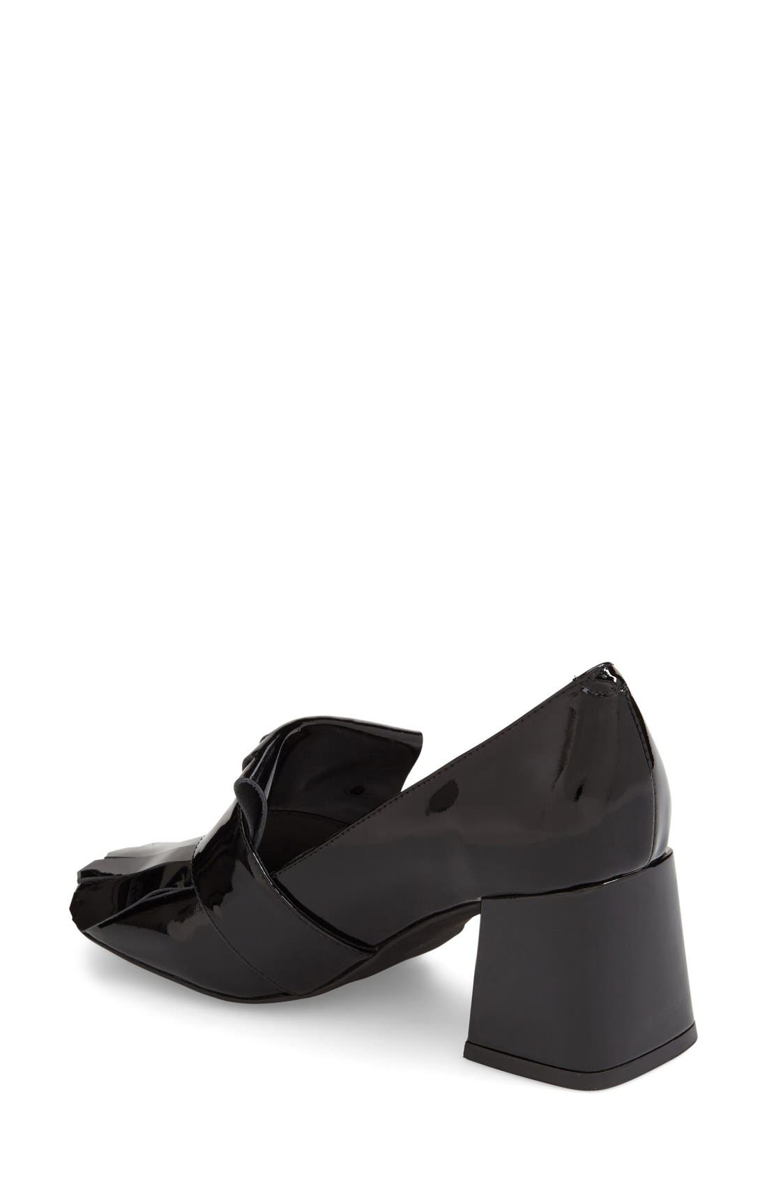 'Bernice' Buckle Pump, Alternate, color, BLACK PATENT