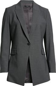 Theory Etiennette B Good Wool Suit Jacket