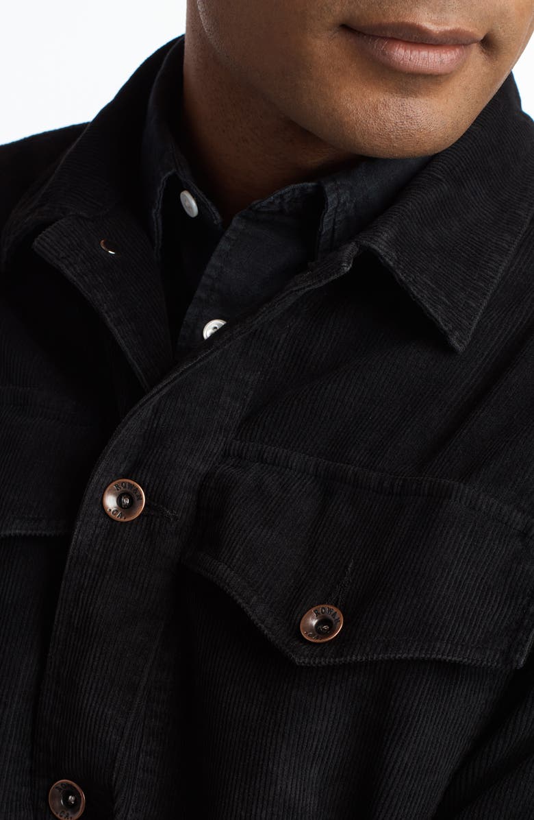Rowan Odessa Cord Field Jacket, Alternate, color, Black